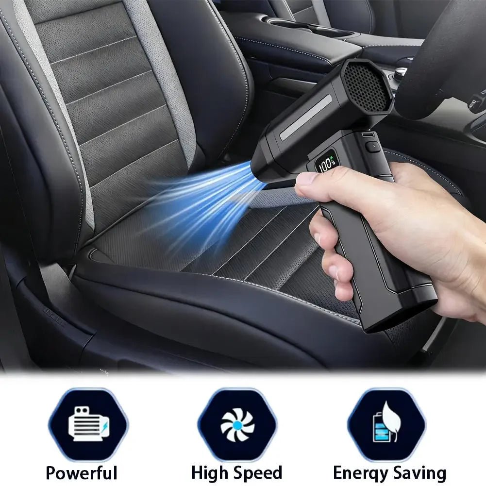 X8 Brushless Turbo Jet Blower | 150,000 RPM Rechargeable Electric Air Duster - Snobex